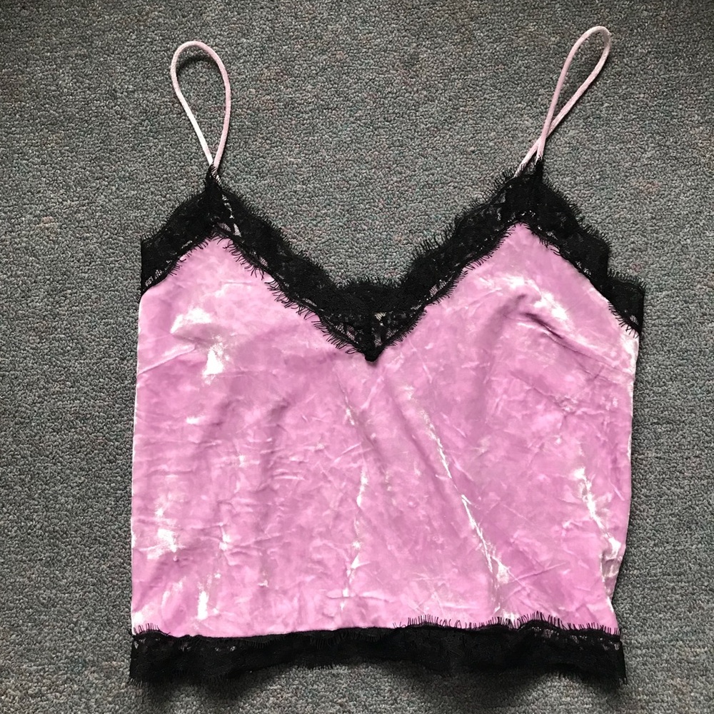 Velour tank top!!
